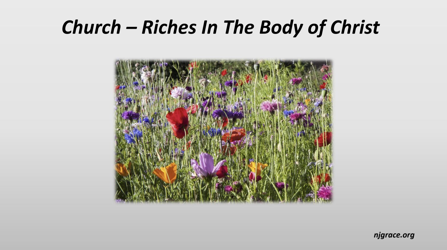 Church – Riches In The Body of Christ (Part 4) 3.24.2024 - Grace ...